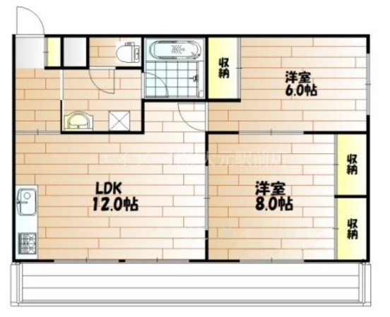 佳月堂マンションの物件間取画像